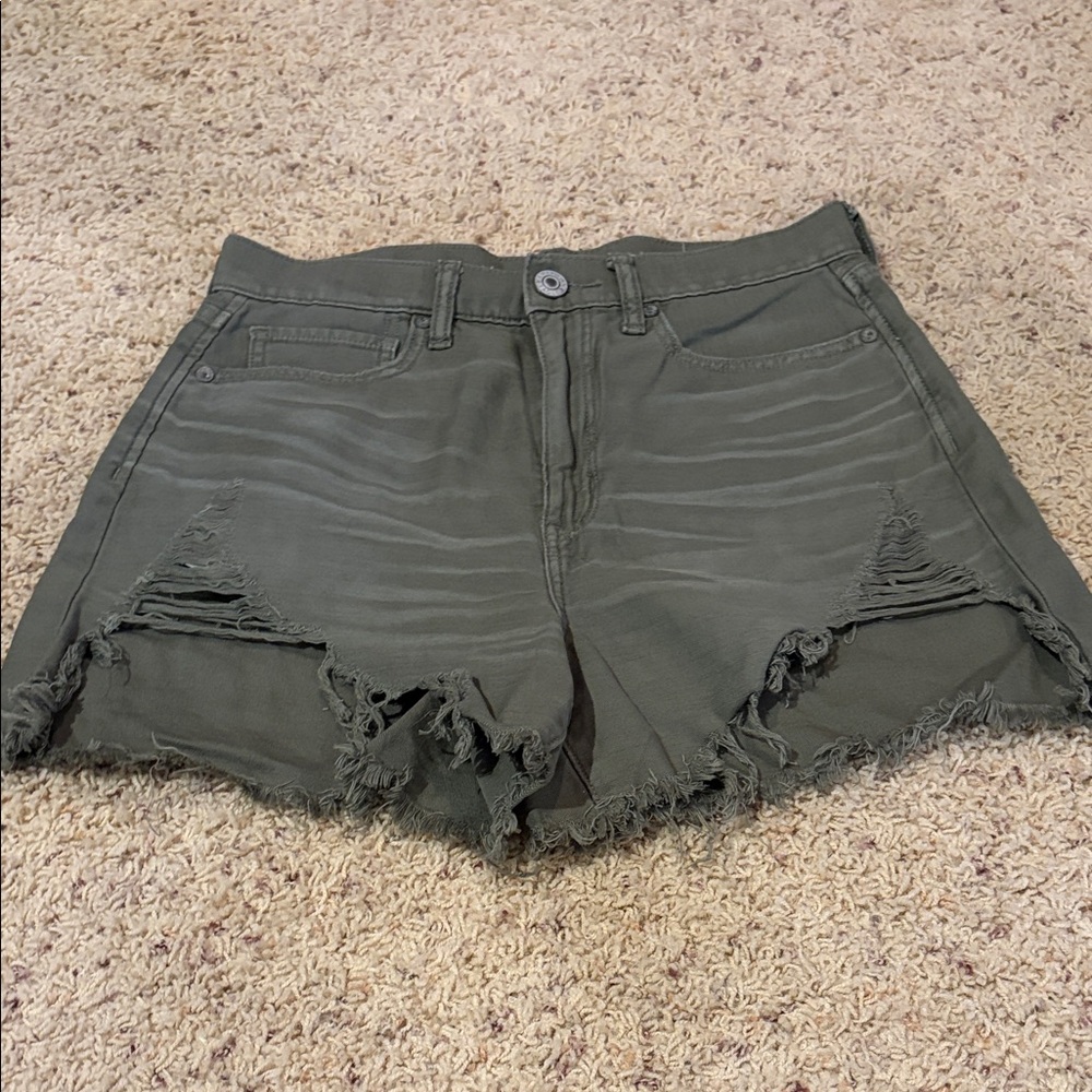 American Eagle Outfitters Olive Jean Shorts